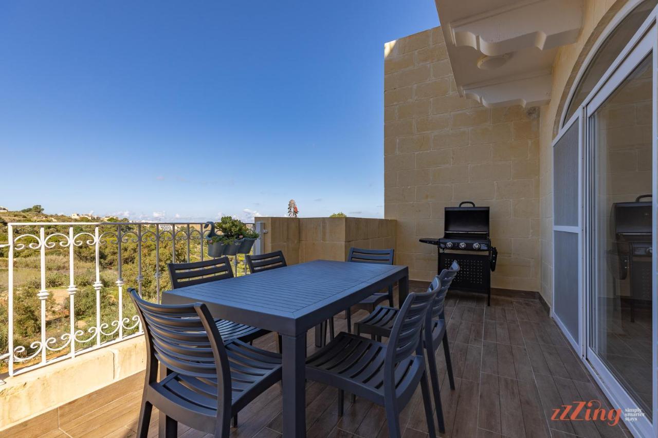 Gozo - Apartment With Stunning Views & Shared Pool Xaghra Exterior photo